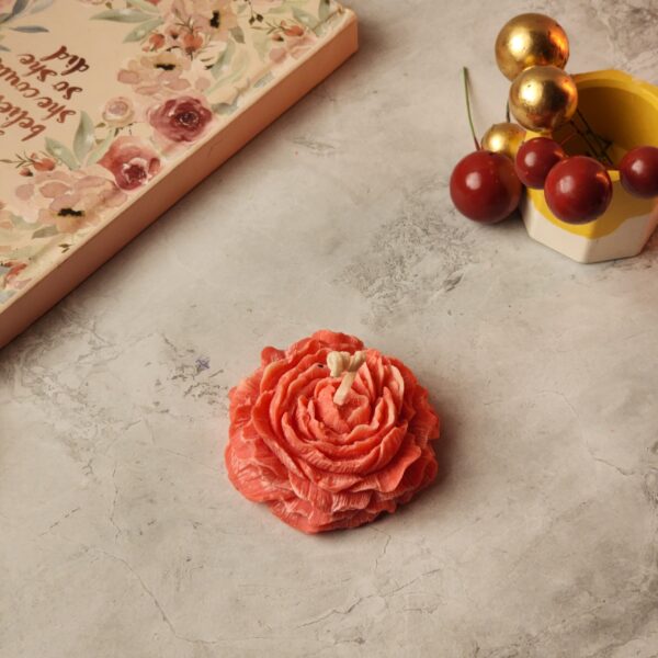 Peony Flower Candle - Image 6