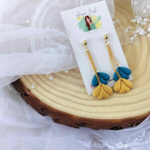 Golden Bloom Dangles