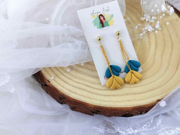 Golden Bloom Dangles