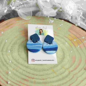 Textured Waves Earrings