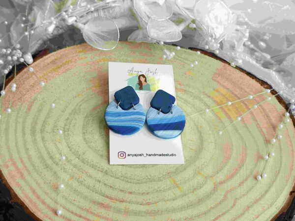 Textured Waves Earrings
