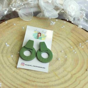 Olive Green Loops