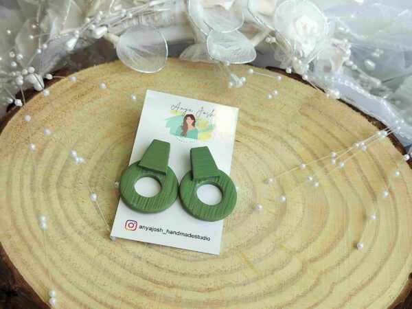 Olive Green Loops