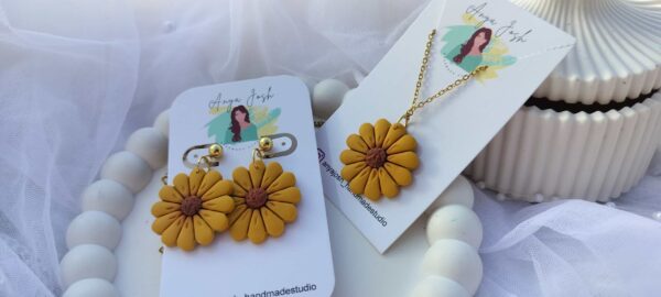 Sunflower Earrings - Image 2