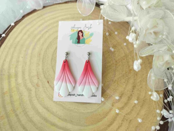 Petal Earrings - Ombre Pink