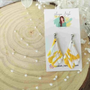 Petal Earrings - Yellow